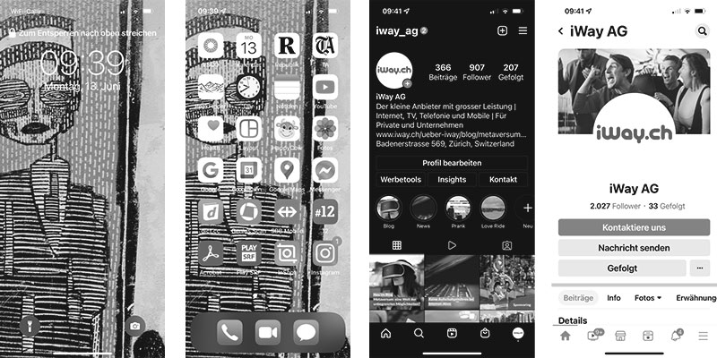 Bildschirmzeit reduzieren: iPhone im Graustufen-Modus
