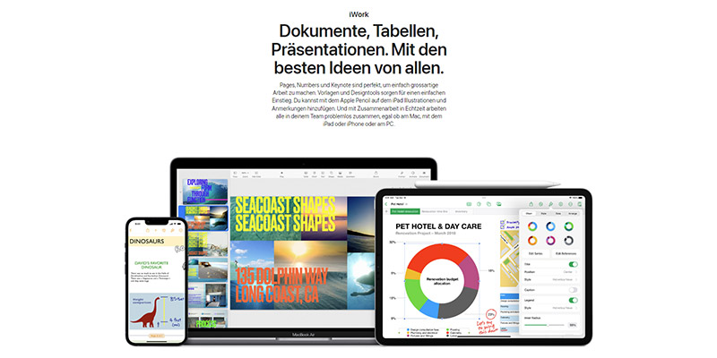 Microsoft-Office-Alternative: iWork Screenshot