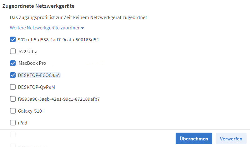 Fritzbox Kindersicherung: Geräte zuweisen