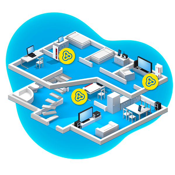 Mesh-WLAN-System von AVM iWay